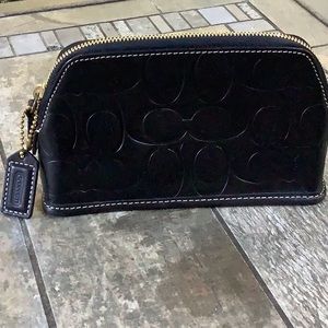 Coach Leather Make up Bag / Case NWOT
